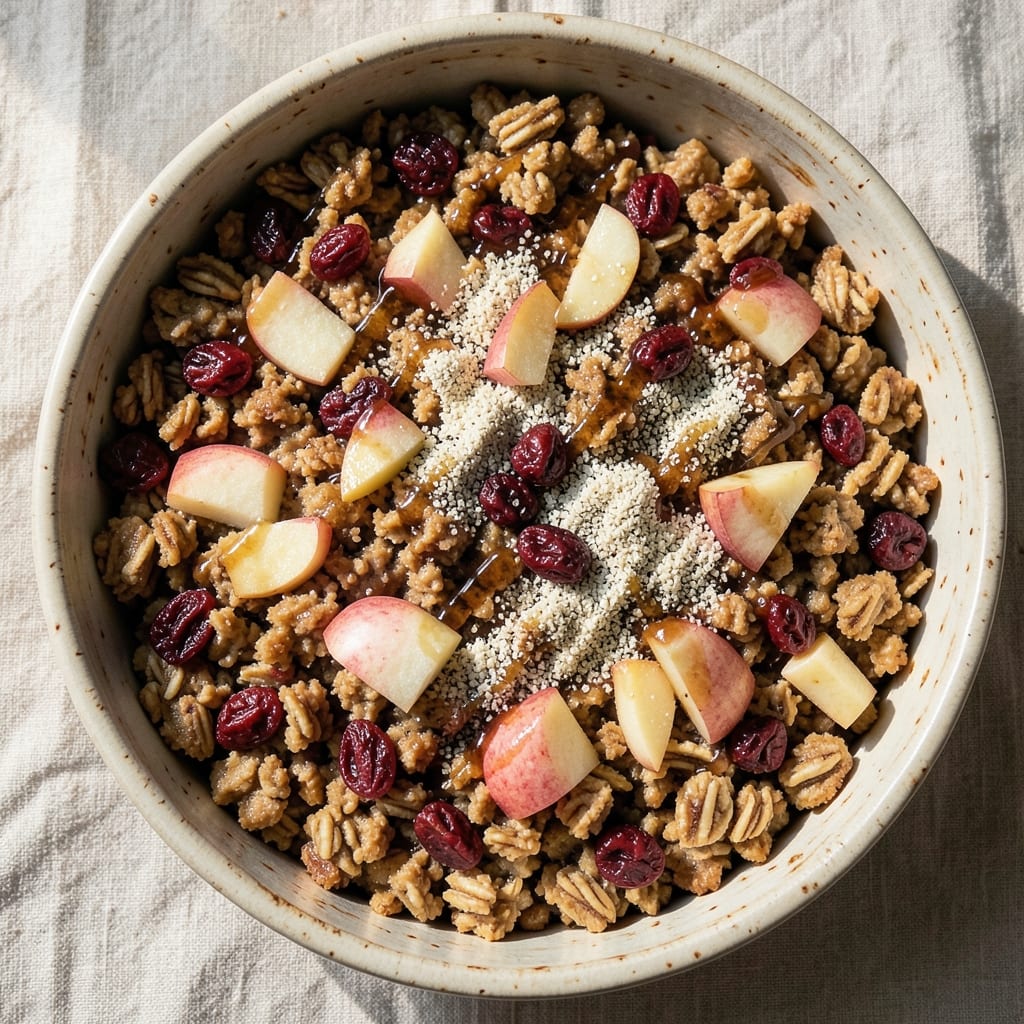 Apple Cranberry Baked Oatmeal Recipe: Warm Spiced Crunch With Juicy Fruit Bursts