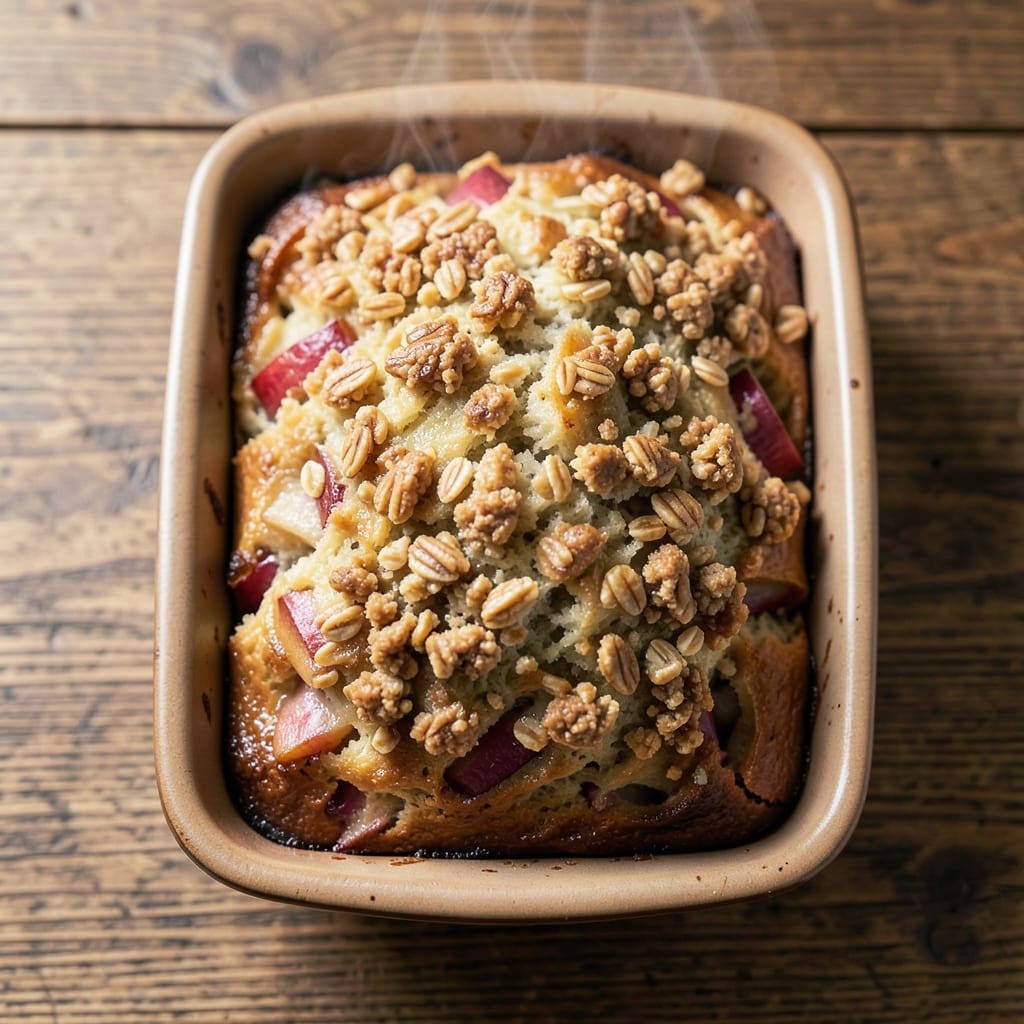 Apple Bread Recipe With Shredded Apples: Spiced Loaf With Buttery Apple Streusel Crown