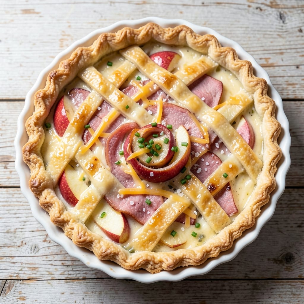 Apple and Ham Quiche Recipe: Savory Sweet Breakfast With Crispy Top