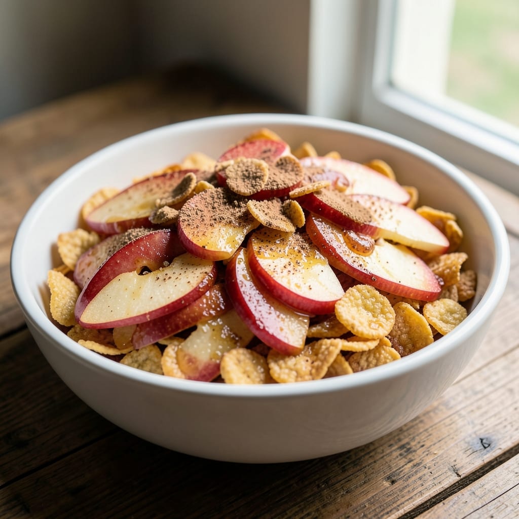 Apple Cornflake Crunch Recipe: Crunchy Top, Gooey Apple Center
