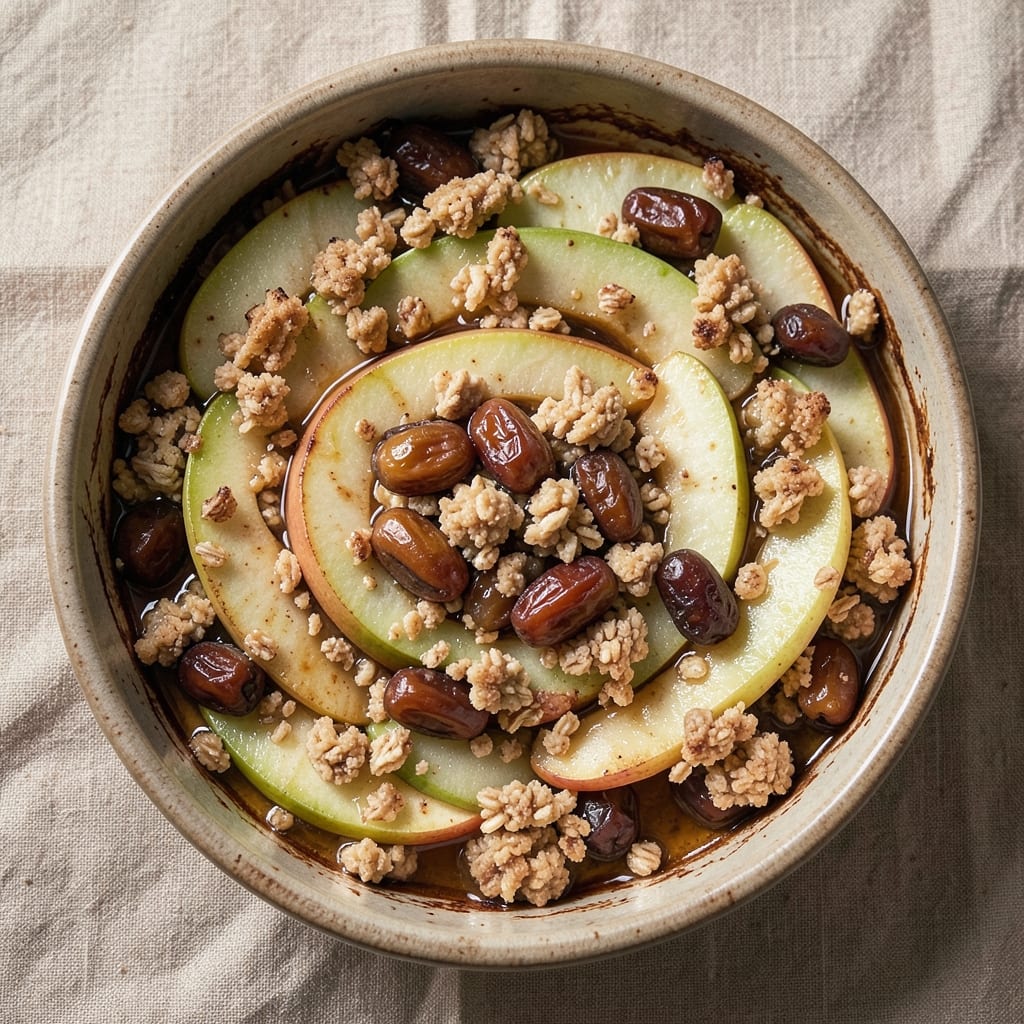 Apple and Date Crumble Recipe: Warm Spiced Fruit with Buttery Crunch Topping