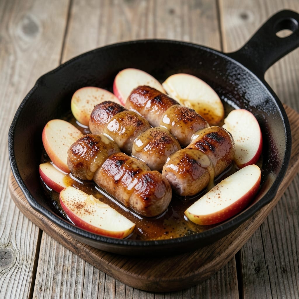 Apple Bratwurst Recipe: Smoky Sausage and Caramelized Apple Skillet