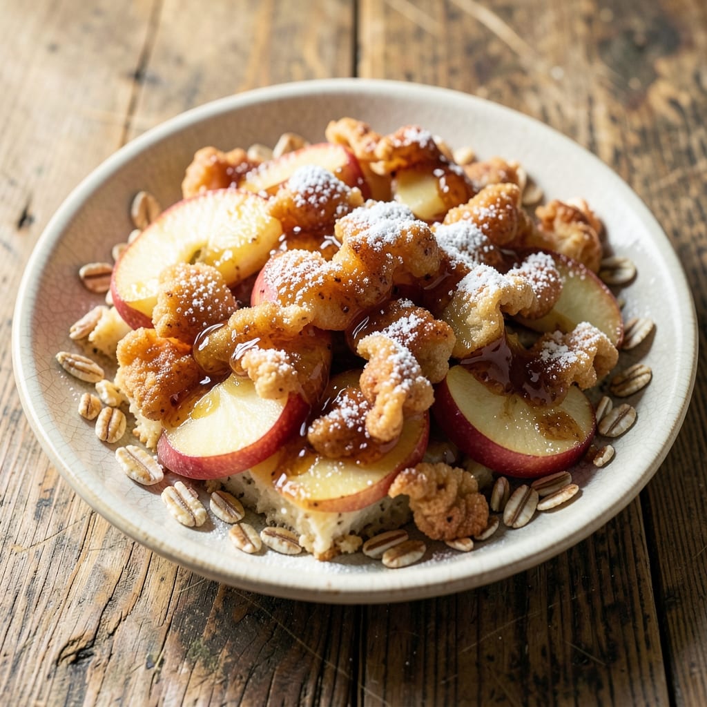 Apple Crinkle Recipe: Buttery Streusel Shards Over Spiced Apple Filling