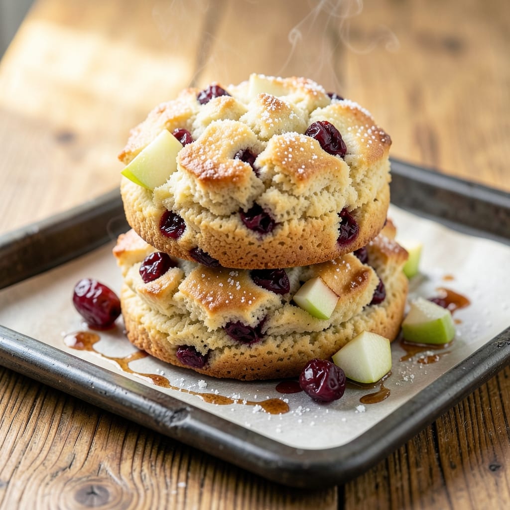 Apple Cranberry Scones Recipe: Buttery Layers With Tart-Sweet Filling