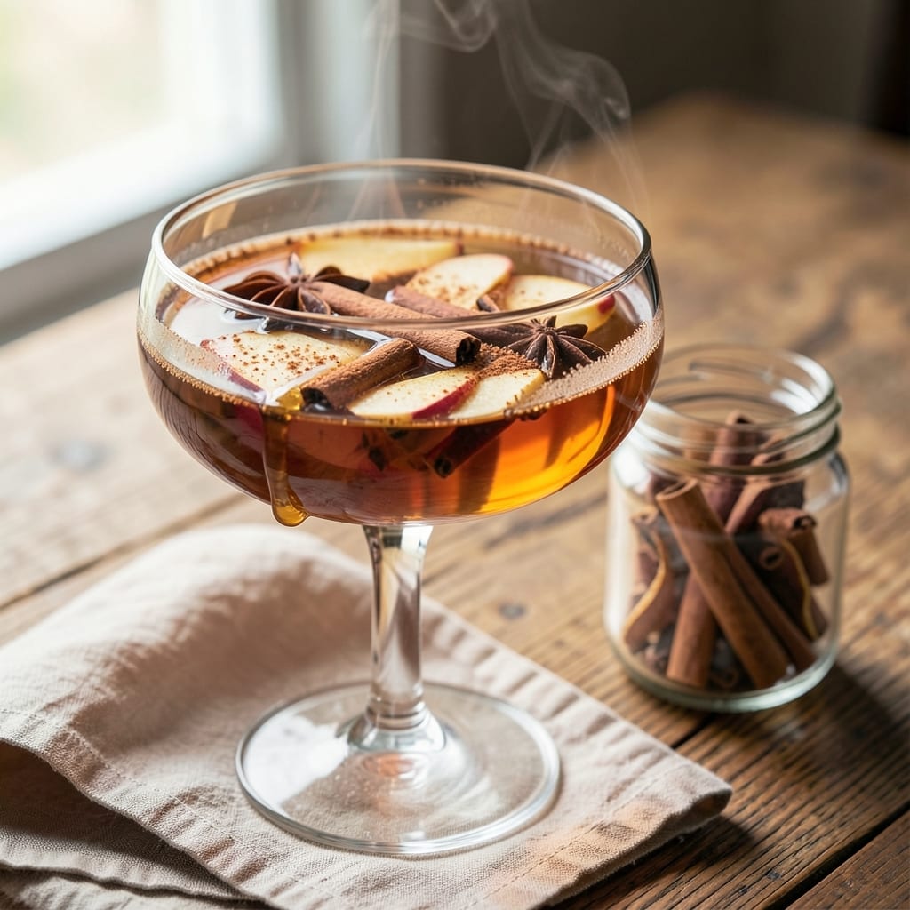Apple Cinnamon Whiskey Recipe: Boozy Spiced Apple Bake With Caramelized Edge