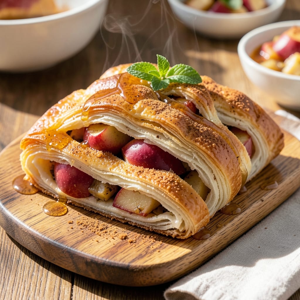 Apple Chunda Recipe: Boozy Apple Fondant Crown Over Spiced Filling