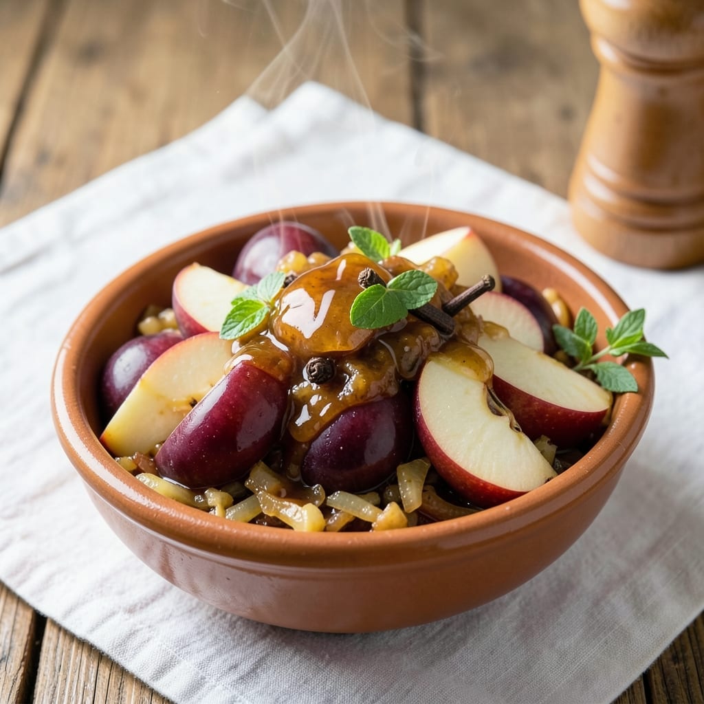 Apple And Plum Chutney Recipe: Warm Spiced Blend for Cheese Boards and Meats