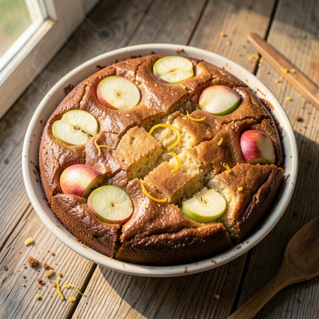 American Apple Cake Recipe: Buttery Streusel Crown Over Spiced Filling