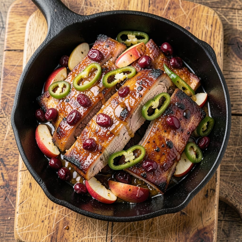 Apple Cherry Habanero Rib Candy Recipe: Fiery-Sweet Caramelized Bites in 15 Minutes