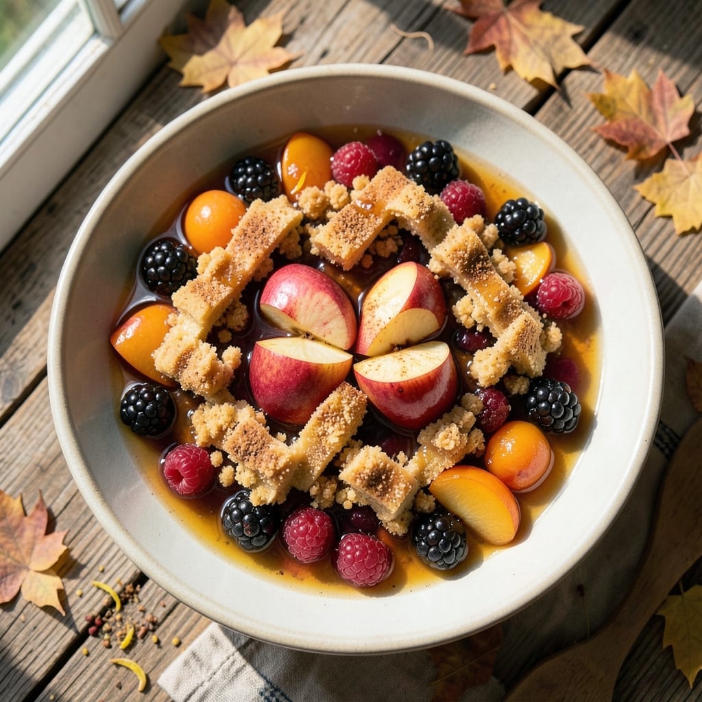 Apple Berry Crumb Moonshine Recipe: Spiced Fruit Booze With Buttery Streusel Crown