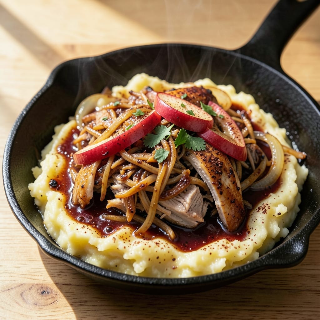 Apple Cider Pulled Chicken Recipe: Smoky Sweet Fall Flavor in One Pan