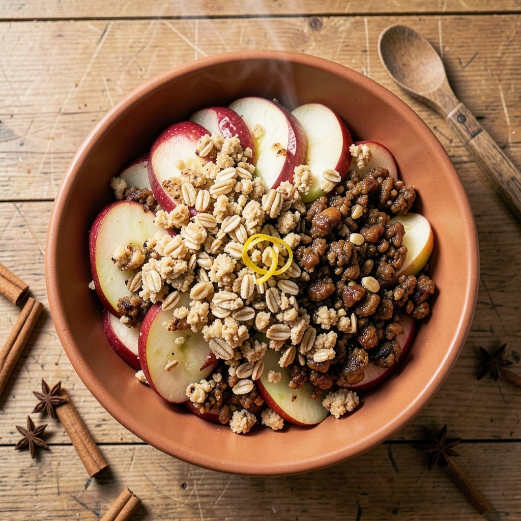 Apple and Mincemeat Crumble Recipe: Spiced Fruit Crunch With Buttery Streusel Topping