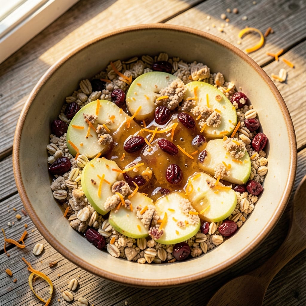 Apple Cranberry Orange Crisp Recipe: Citrus-Spiced Streusel Crunch in One Pan