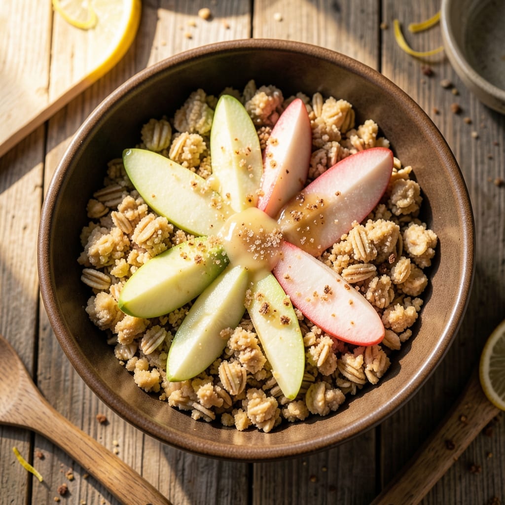 Apple Conbler Recipe: Buttery Streusel Crown Over Warm Spiced Filling