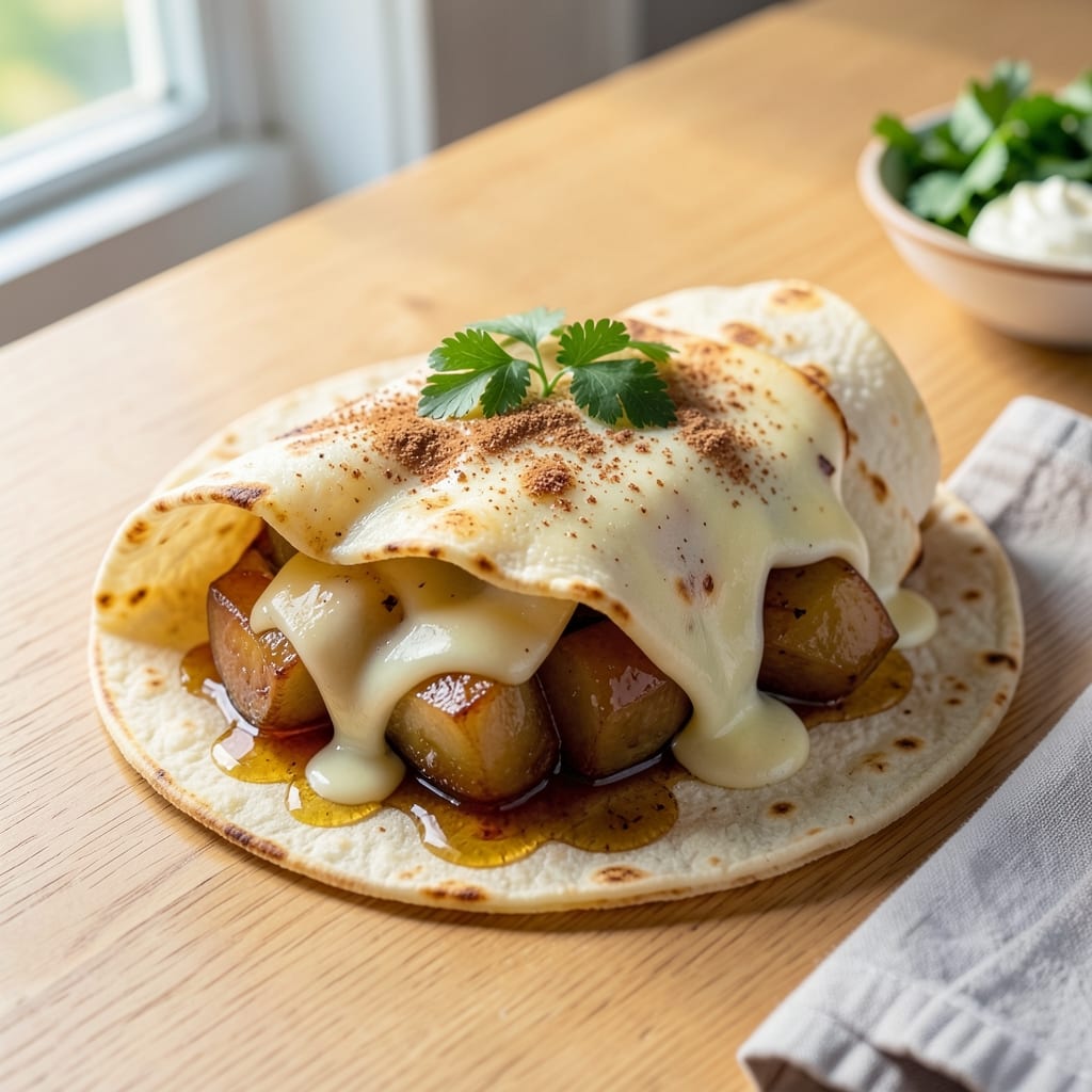 Apple Burrito Recipe: Warm Spiced Apple Filling Wrapped in Flaky Tortillas