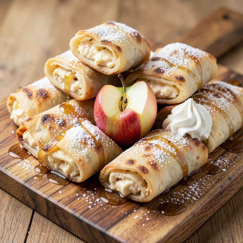 Apple Cheesecake Chimichangas Recipe: Crispy Crunch Meets Creamy Cheesecake Filling