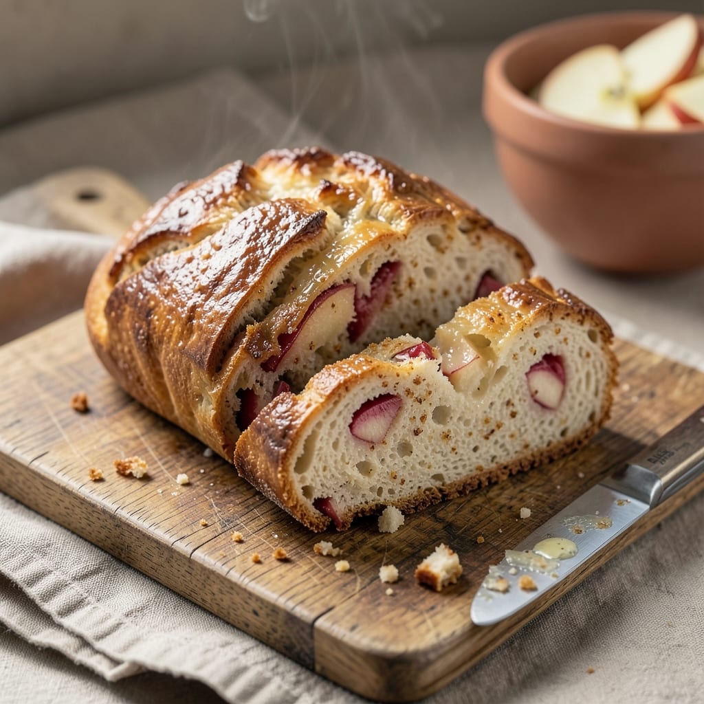 Apple Brioche Bread Recipe: Buttery Swirls and Apple Folded Layers
