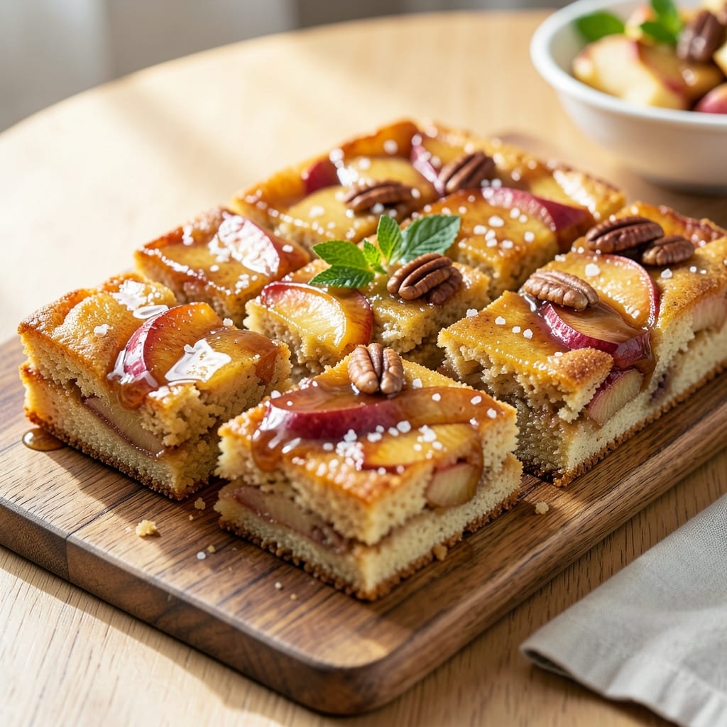 Apple Cake Squares Recipe: Spiced Apple Layers With Buttery Streusel Topping