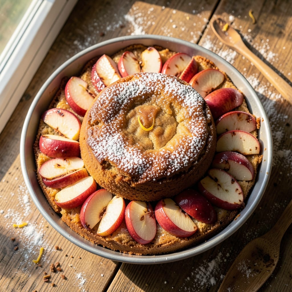 Apple and Pear Upside Down Cake Recipe: Caramelized Fruit Crown Over Buttery Layers
