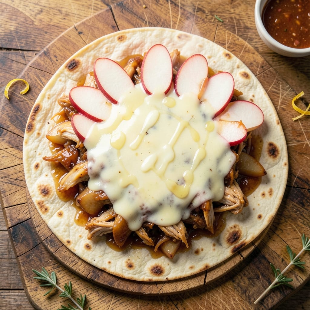 Apple Chicken Quesadillas Recipe: Crispy Tortillas With Caramelized Apple Filling