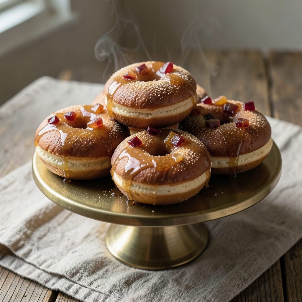 Apple Cider Donuts Recipe King Arthur: Spiced Streusel Crown Over Warm Apple Filling
