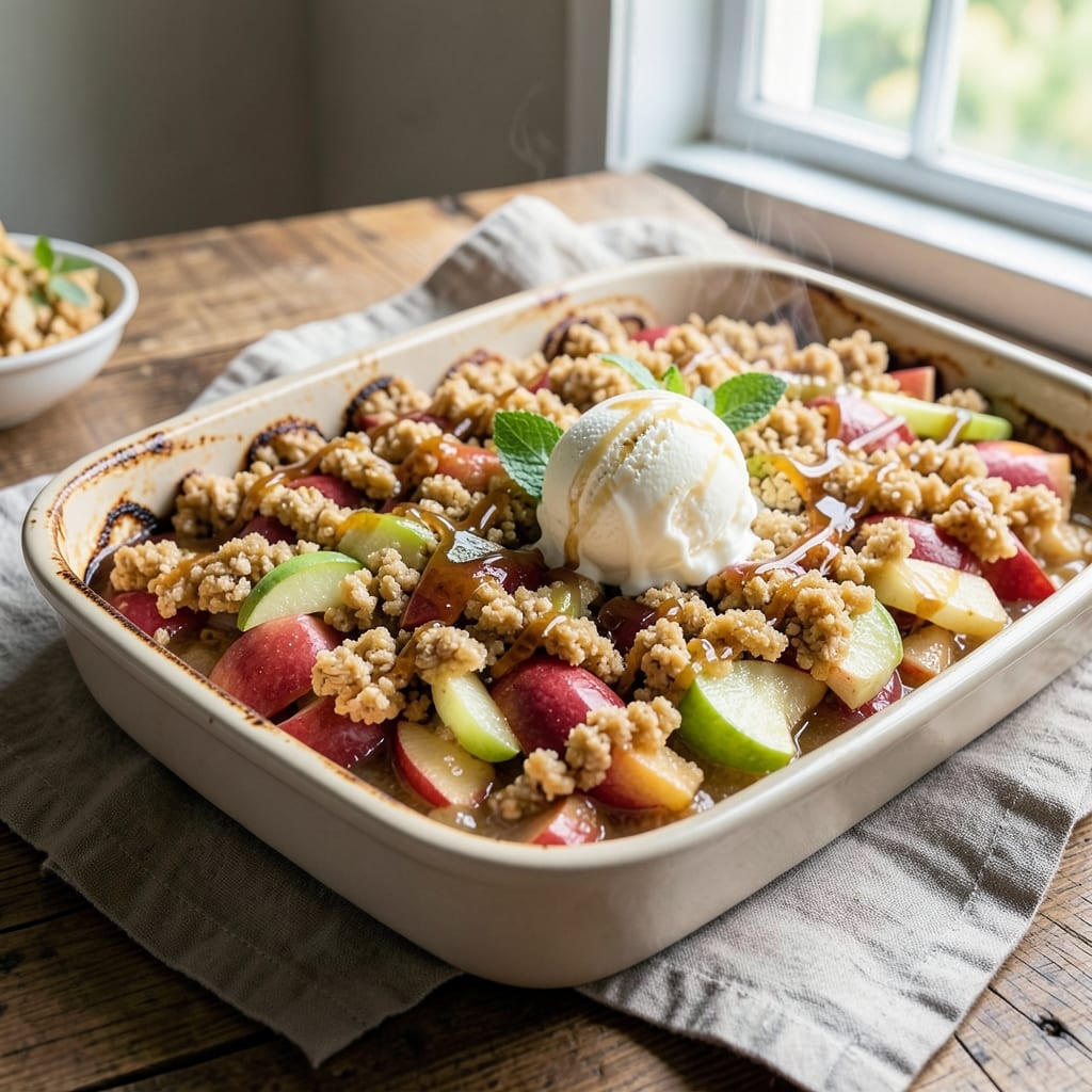 American Apple Crumble Recipe: Warm Spice and Buttery Crunch in One Bake