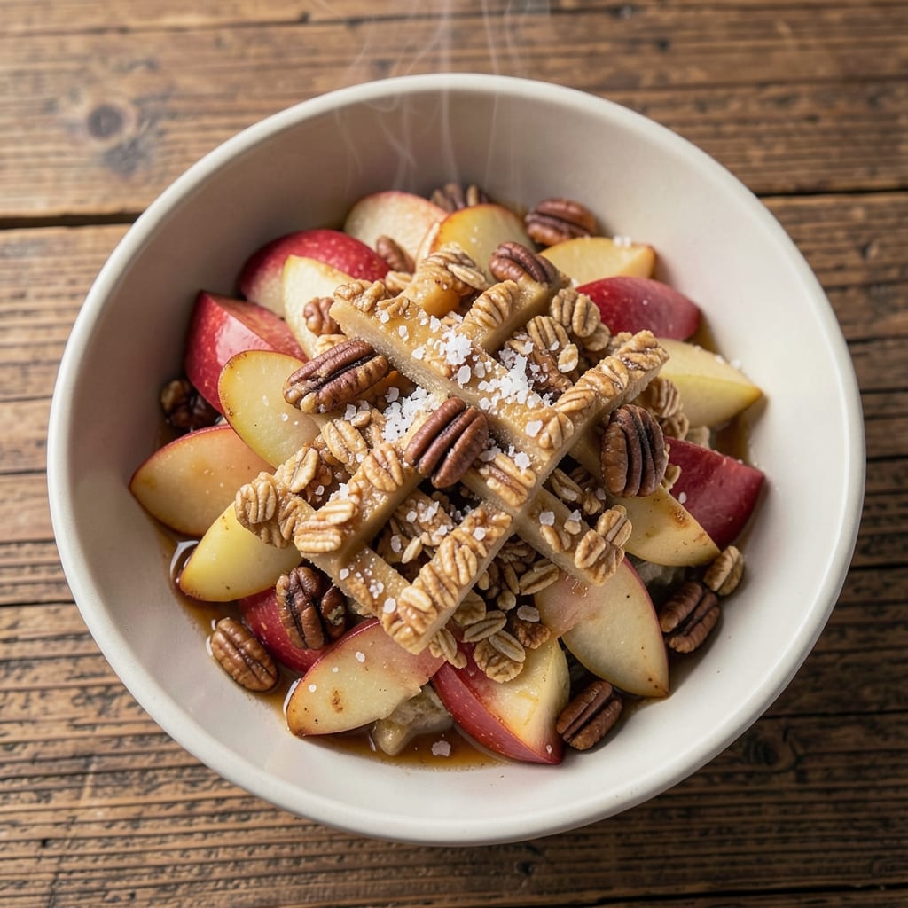 Apple Chrisp Recipe: Buttery Streusel Crown Over Warm Spiced Apples