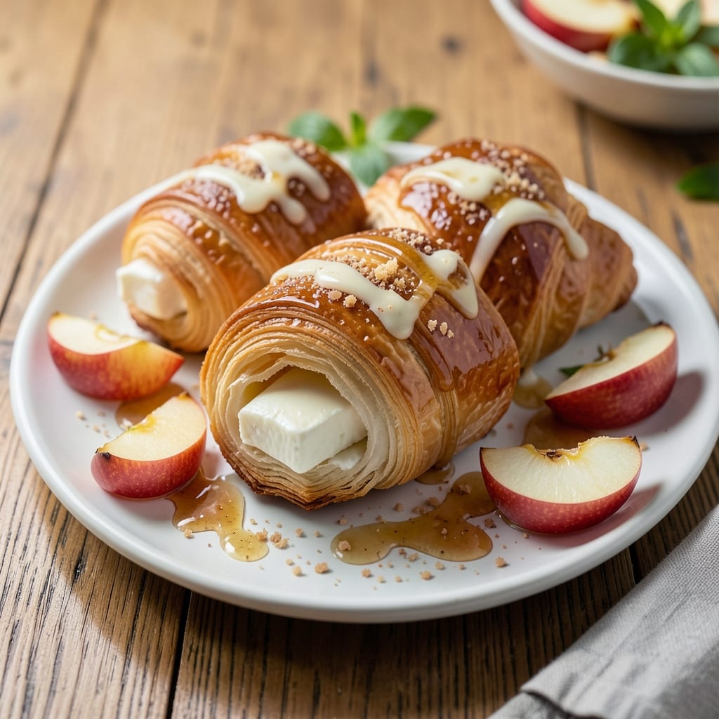 Apple Brie Croissant Recipe: Buttery Layers and Caramelized Apple Filling