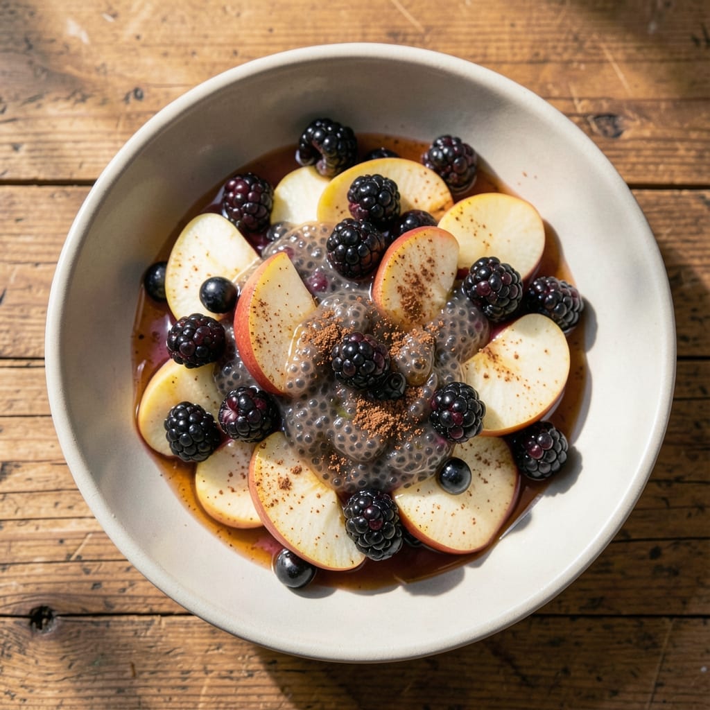 Apple and Blackberry Compote Recipe: No-Cook Fruit Reduction With Bursting Berries