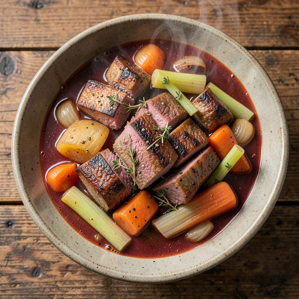 Rachaels Ray Apple Cider Beef Stew Recipe: Slow-Simmered Richness With Caramelized Depth