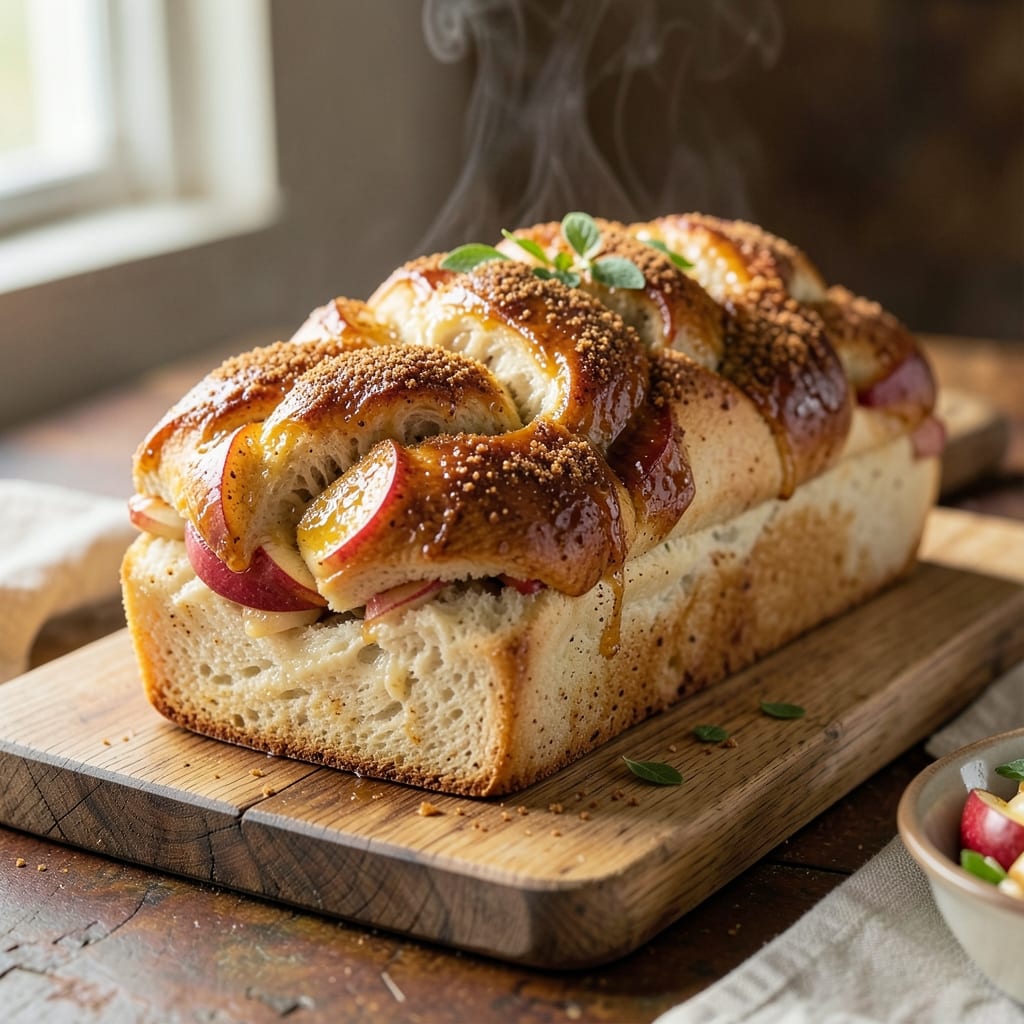 Apple Cinnamon Challah Bread Recipe: Buttery Swirls and Spiced Apple Filling in One Loaf