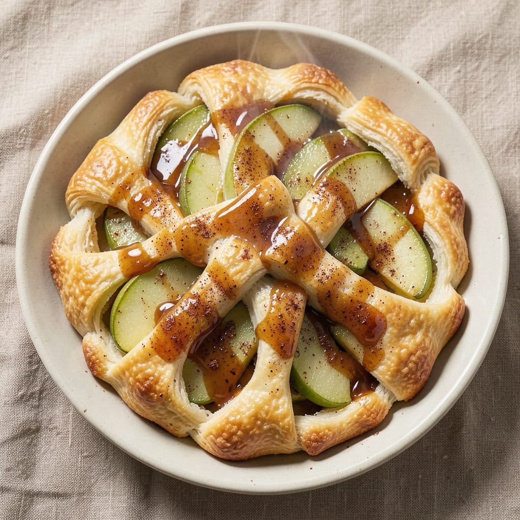 Apple Crescent Dessert Recipe: Buttery Swirls and Spiced Apple Layers