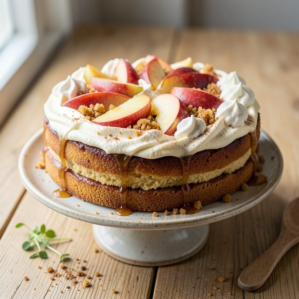 Amazing Apple Cake Recipe: Moist Layers with Caramelized Apple Topping