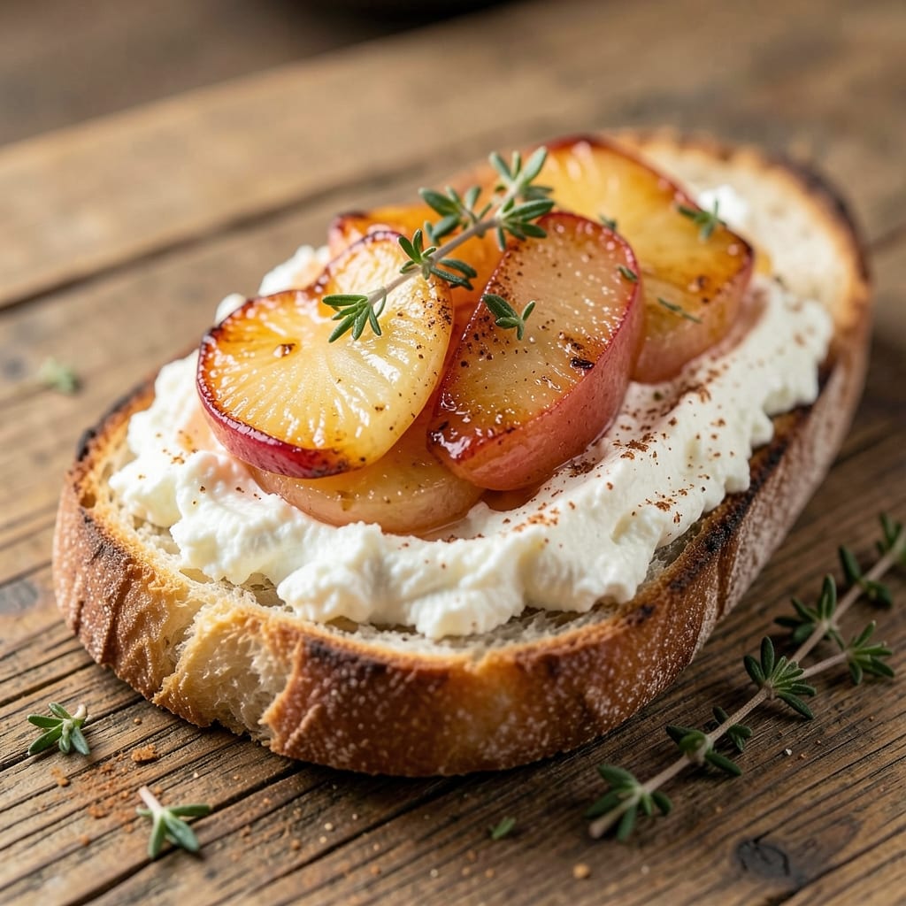 Apple Bruschetta Recipe: Toasted Bread Bites with Spiced Apple Jam