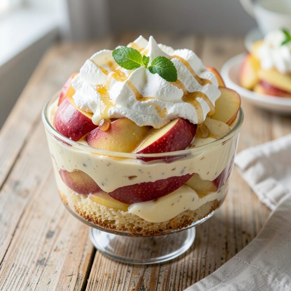 Mary Berry's Apple Charlotte Recipe: Buttery Streusel Crown Over Spiced Apple Layers