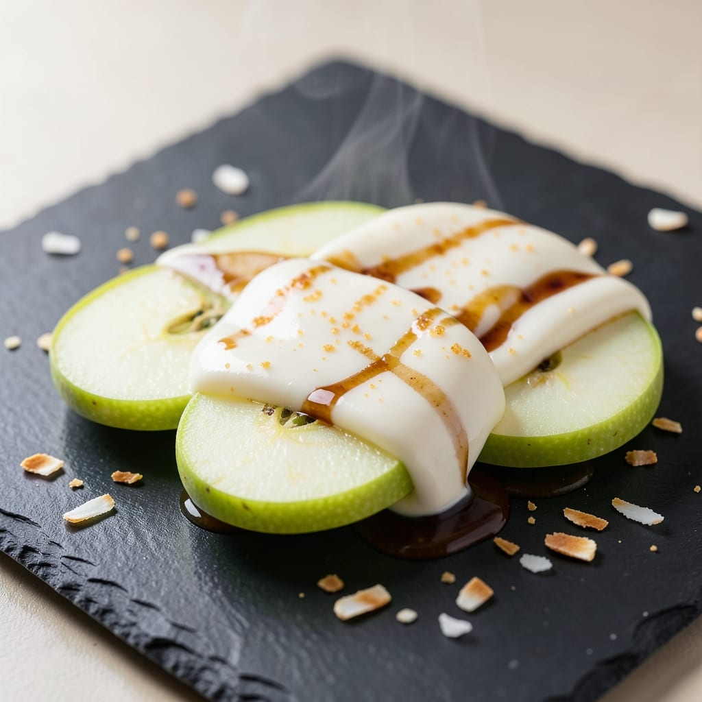 Apple Coconut Slice Recipe: Tropical Layers with Creamy Curd Swirl