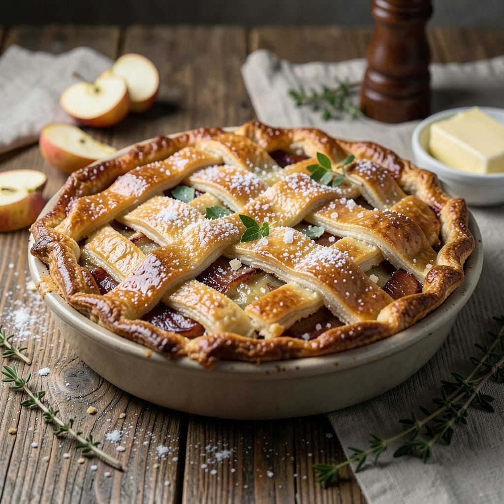 American Apple Pie Crust Recipe: Buttery Lattice That Shatters With First Bite