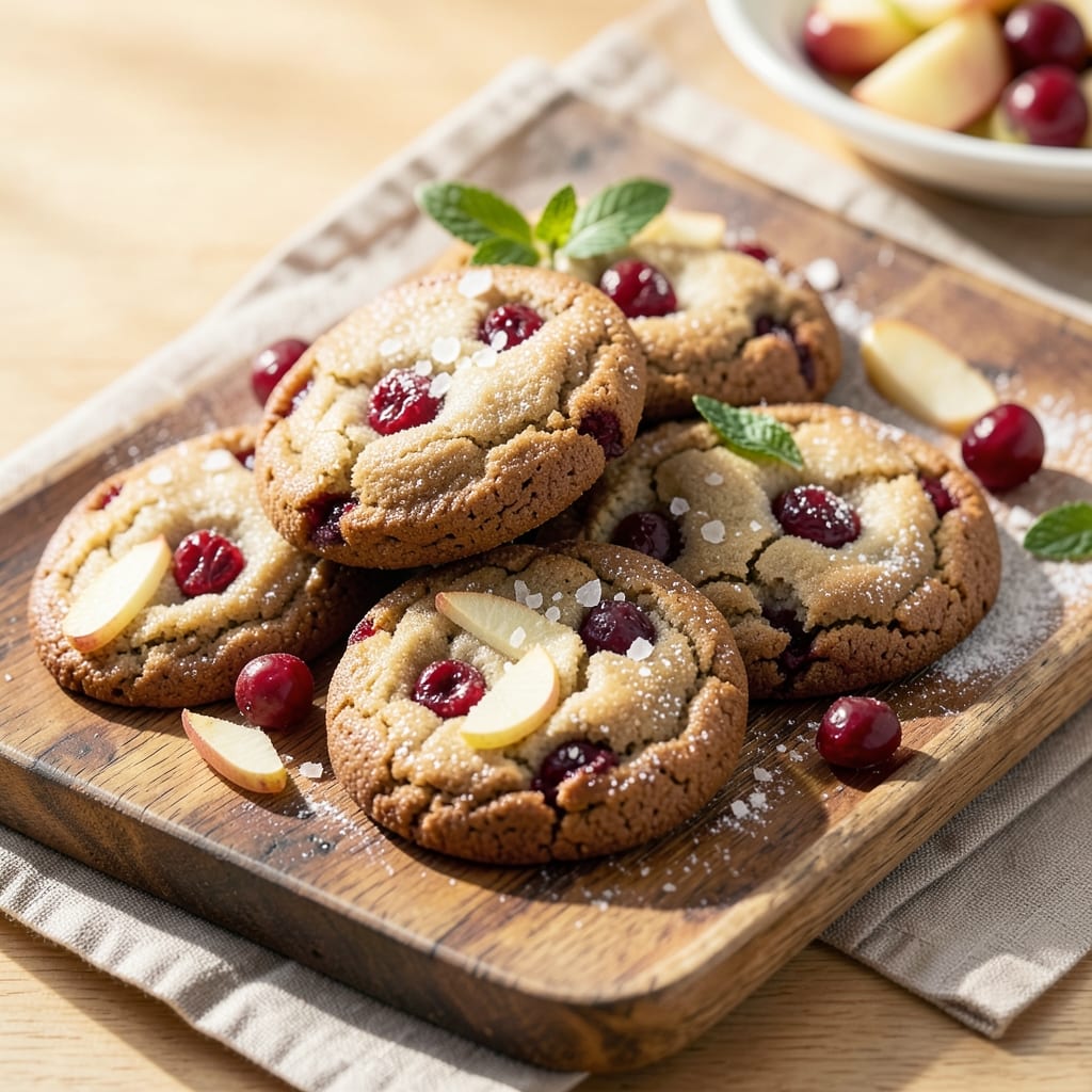 Apple Cranberry Cookies Recipe: Tart-Sweet Bites With Buttery Streusel Magic
