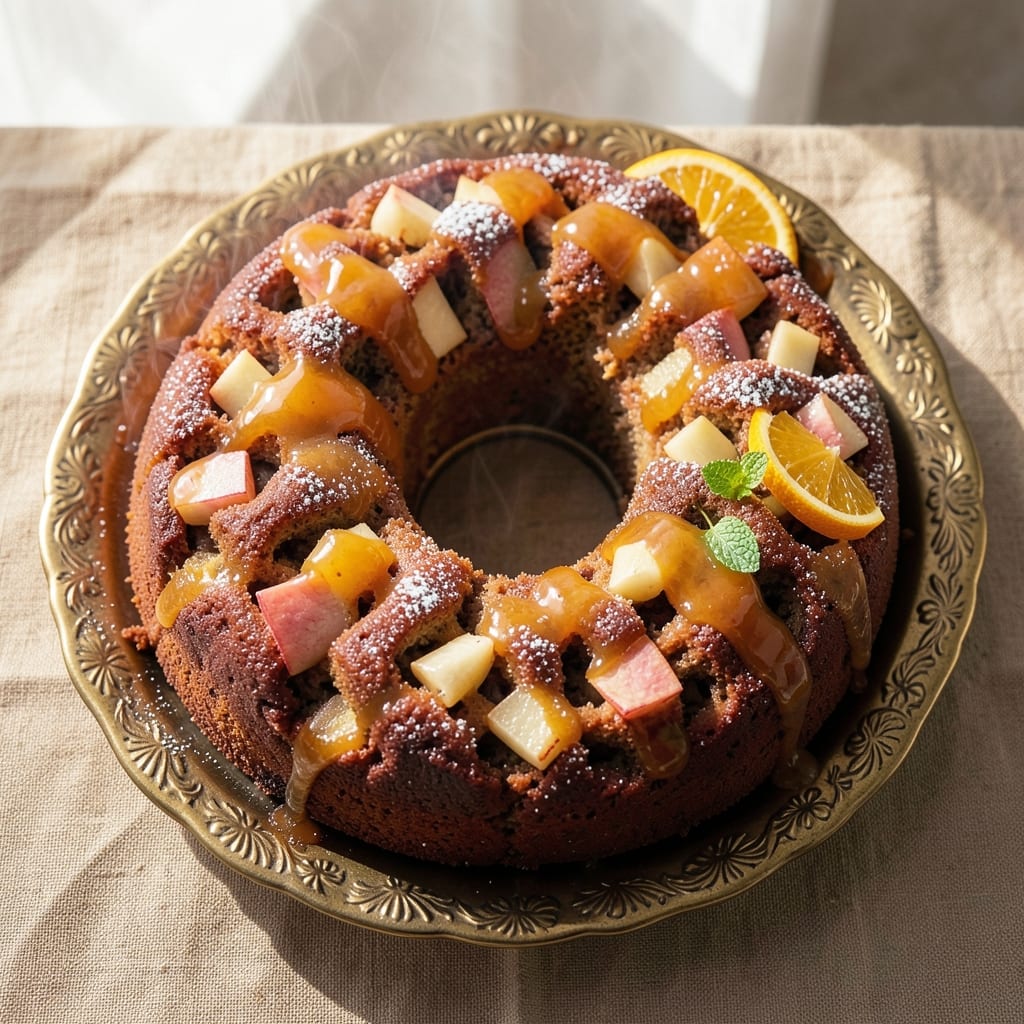 Apple Bundt Cake Recipe With Orange Juice: Citrus-Infused Moisture and Vanilla Swirl Magic