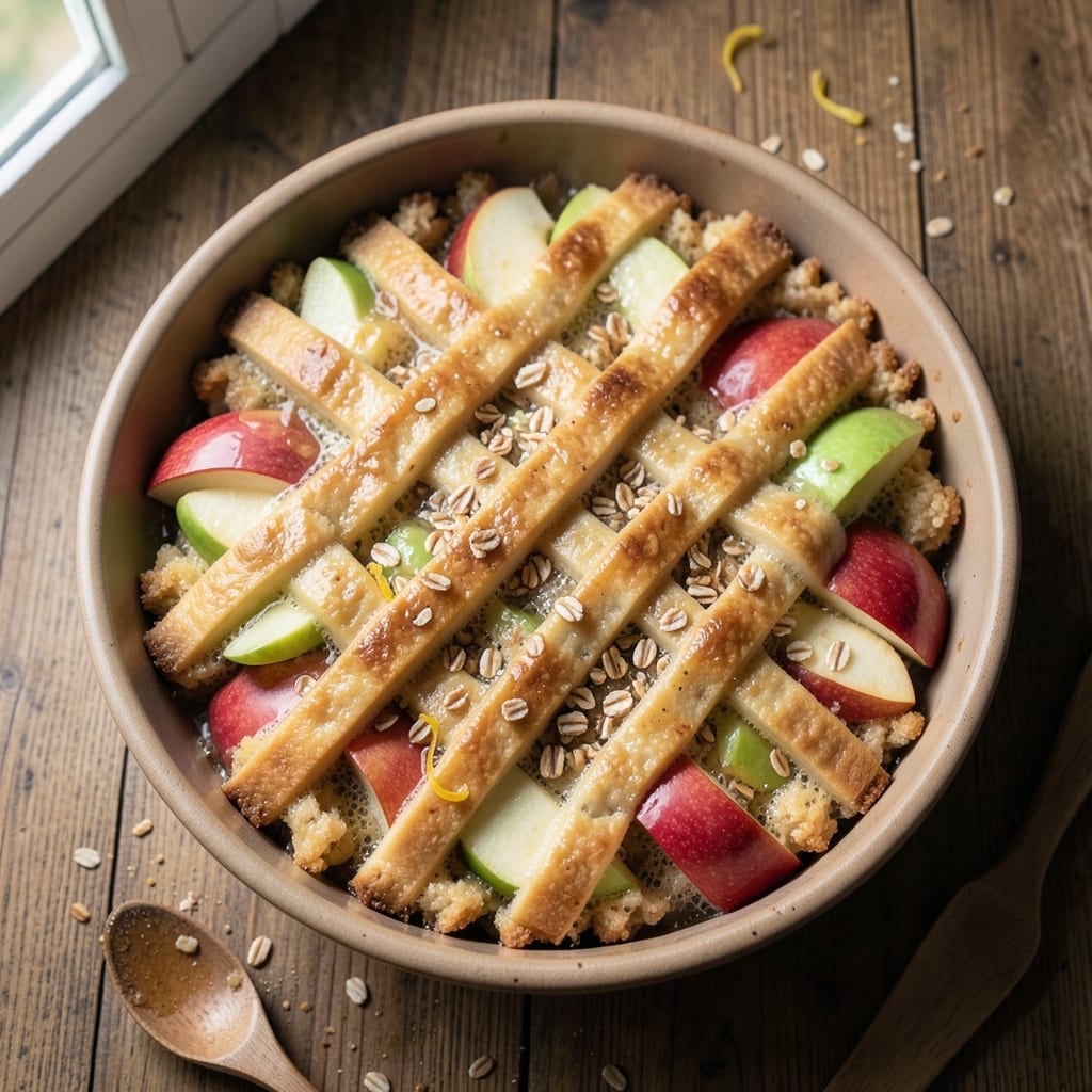 Air Fryer Apple Cobbler Recipe: Crispy Streusel Crown Over Warm Spiced Filling