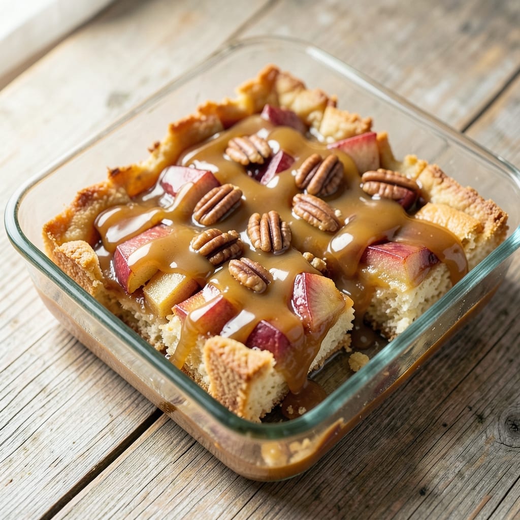 Apple Caramel Squares Recipe: Crispy-Grained Top and Gooey Caramel Core