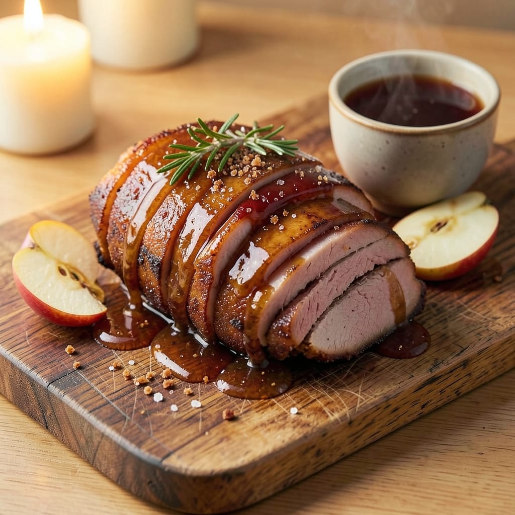 Apple Bourbon Ham Glaze Recipe: Deep Caramelized Richness for Holiday Ham
